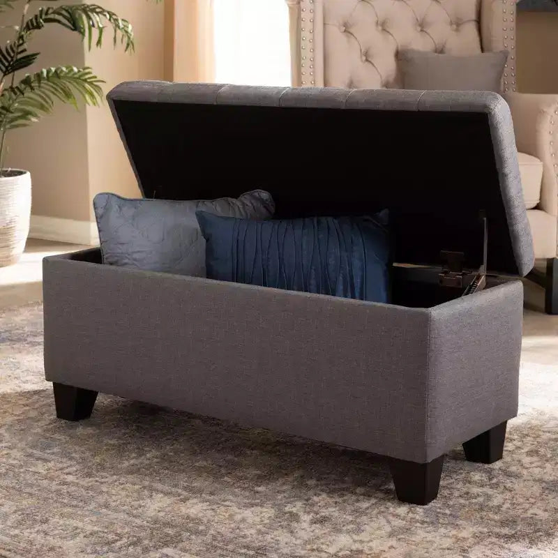Pouf de rangement Fera - Baxton Studio