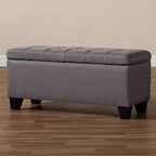 Pouf de rangement Fera - Baxton Studio