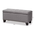 Pouf de rangement Fera - Baxton Studio