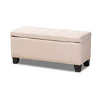 Pouf de rangement Fera - Baxton Studio