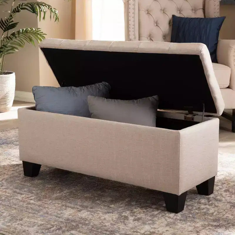 Pouf de rangement Fera - Baxton Studio