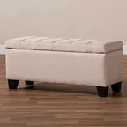 Pouf de rangement Fera - Baxton Studio