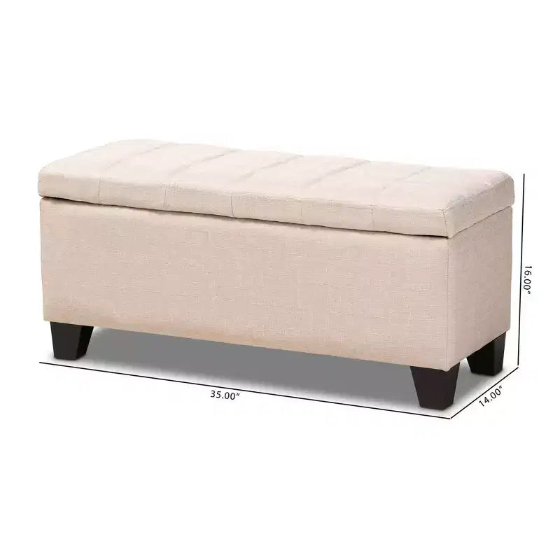 Pouf de rangement Fera - Baxton Studio