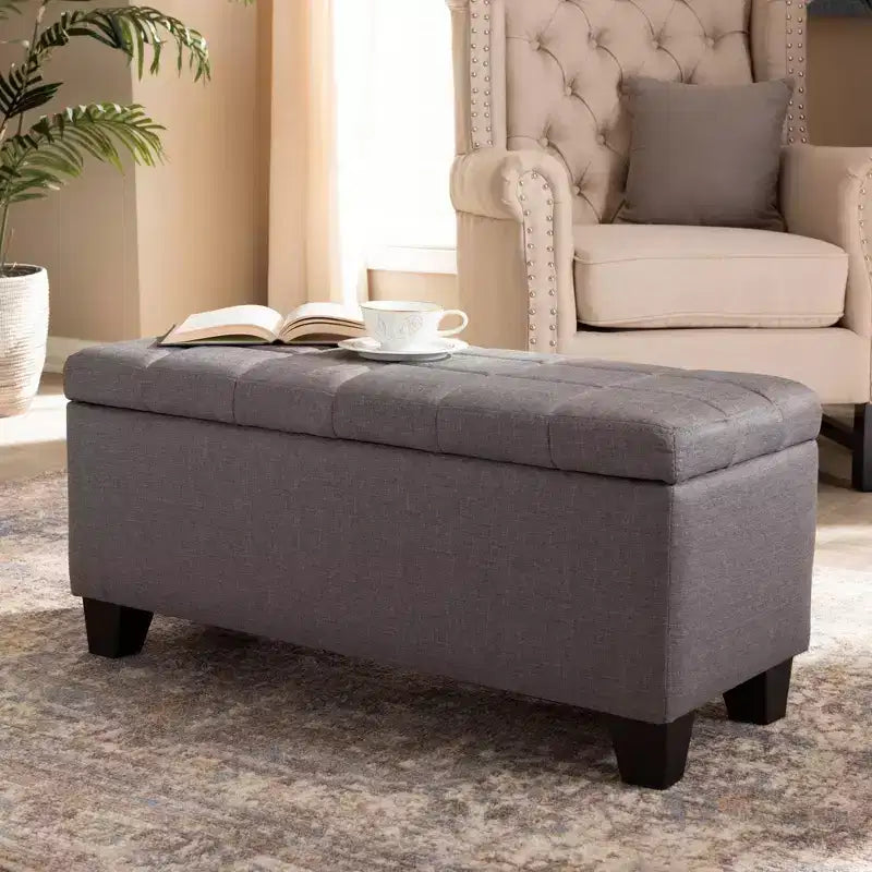 Pouf de rangement Fera - Baxton Studio