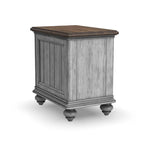Plymouth Brown Wood Chairside Table by Flexsteel - 16 x 23 x 23