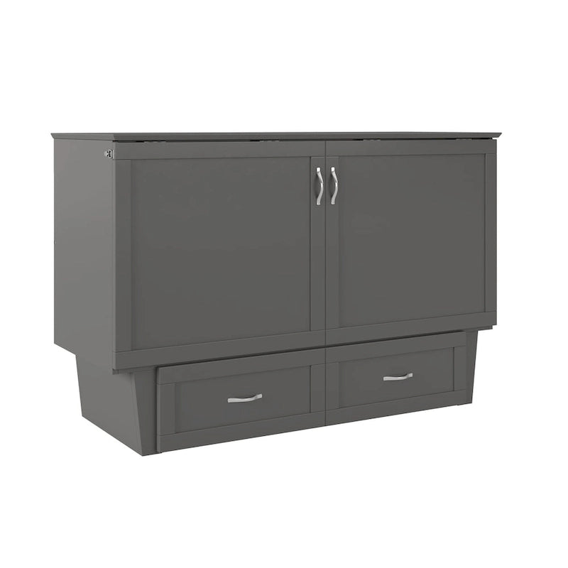 Chelsea Queen Murphy Bed Chest with Mattress