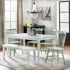Simple Living Venice Solid Wood Spindle Dining Chairs (Set of 2)