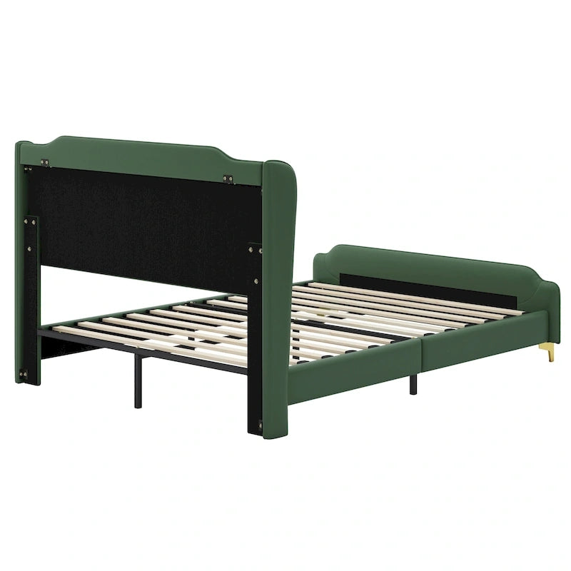 Lit rembourré moderne en cuir PU Uphou par Christopher Knight Home