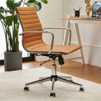 LUXMOD Ribbed Home Office Computer Chair Desk Chair