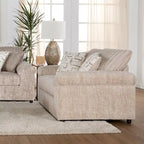 Roundhill Furniture Nason Wide Wale Corduroy Sofa, Loveseat, and Cuddle Chair Set