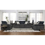 Roundhill Furniture Nason Wide Wale Corduroy Sofa, Loveseat, and Cuddle Chair Set