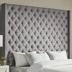 Naples Button-tufted Wingback Headboard only by iNSPIRE Q Artisan