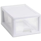 Conteneur tiroir de rangement empilable transparent Sterilite 16 pintes (lot de 6) + 6 pintes (lot de 6)