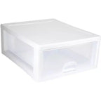 Conteneur tiroir de rangement empilable transparent Sterilite 16 pintes (lot de 6) + 6 pintes (lot de 6)