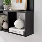 Étagère murale rustique triple cube flottante 31,5 x 15,7 - Danya B.