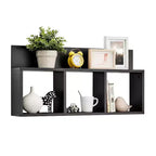 Étagère murale rustique triple cube flottante 31,5 x 15,7 - Danya B.