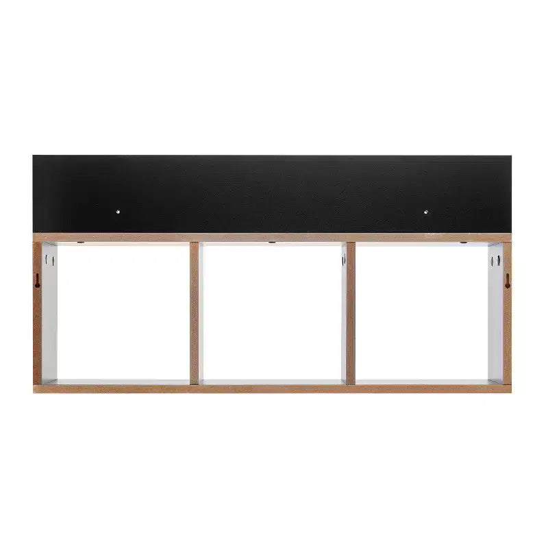 Étagère murale rustique triple cube flottante 31,5 x 15,7 - Danya B.