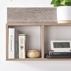 Étagère murale rustique triple cube flottante 31,5 x 15,7 - Danya B.