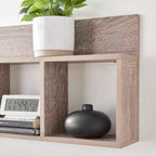 Étagère murale rustique triple cube flottante 31,5 x 15,7 - Danya B.