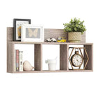 Étagère murale rustique triple cube flottante 31,5 x 15,7 - Danya B.