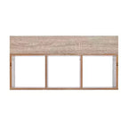Étagère murale rustique triple cube flottante 31,5 x 15,7 - Danya B.