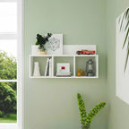 Étagère murale rustique triple cube flottante 31,5 x 15,7 - Danya B.
