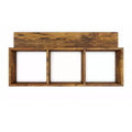 31.5 x 15.7 Rustic Floating Triple Cubby Shelf - Danya B.