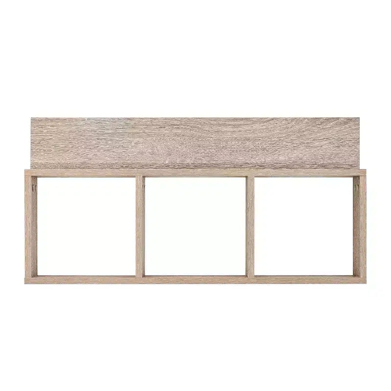 Étagère murale rustique triple cube flottante 31,5 x 15,7 - Danya B.