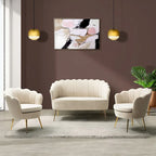 Xabier 52 in. 3 Piece Living Room Set by HULALA HOME