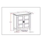 Portland Low Storage Cabinet - WyndenHall