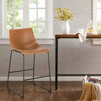 Lot de 3 tabourets de bar Edgemod Brinley de 61 cm de hauteur comptoir