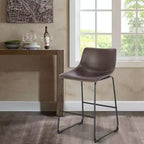 Lot de 3 tabourets de bar Edgemod Brinley de 61 cm de hauteur comptoir