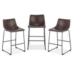 Edgemod Set of 3 24 High Brinley Counter Height Barstools
