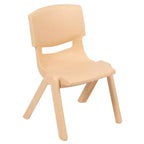 Flash Furniture 24 Square Plastic Height Adjustable Activity Table Set with 2 Chairs