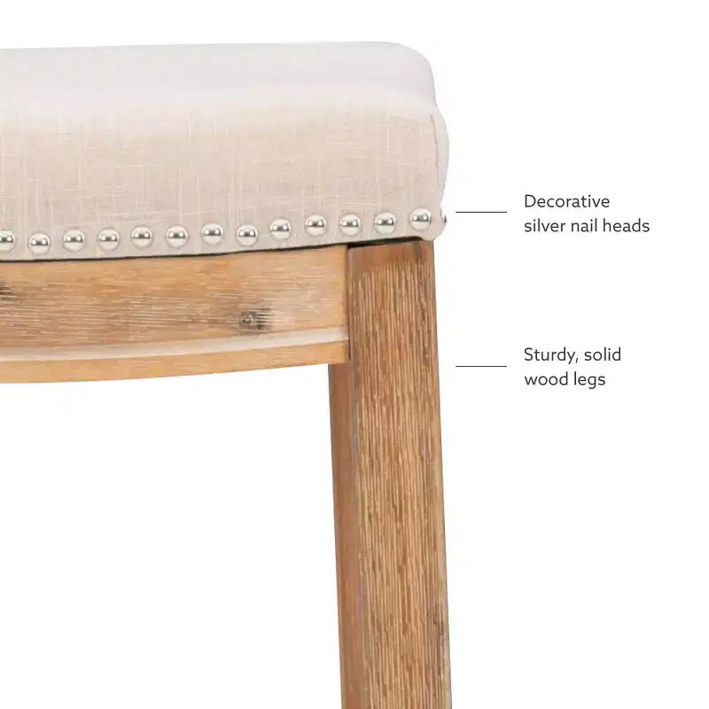 Tabouret de bar hauteur comptoir Claridge - Linon