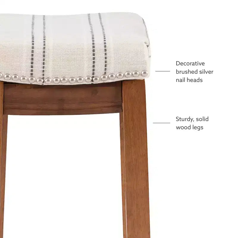 Tabouret de bar hauteur comptoir Claridge - Linon