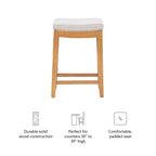 Tabouret de bar hauteur comptoir Claridge - Linon