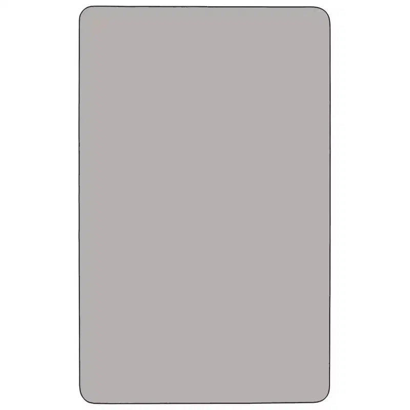 Flash Furniture Mobile 30''W x 72''L Rectangular HP Laminate Activity Table - Height Adjustable Short Legs
