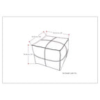Wendal Square Pouf - WyndenHall