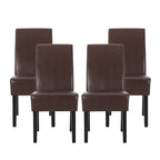 Pertica Patterned Upholstered Dining Chairs (Set of 4) by Christopher Knight Home