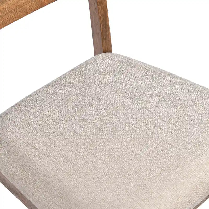 Slat Back Wood Dining Chairs Set of 4