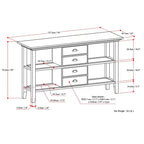 Mansfield Console Sofa Table - WyndenHall