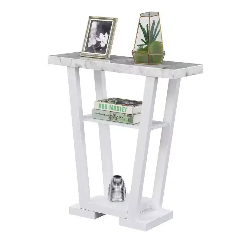Newport V Console with Shelves - Breighton Home