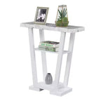 Newport V Console with Shelves - Breighton Home