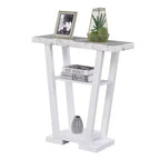 Newport V Console with Shelves - Breighton Home