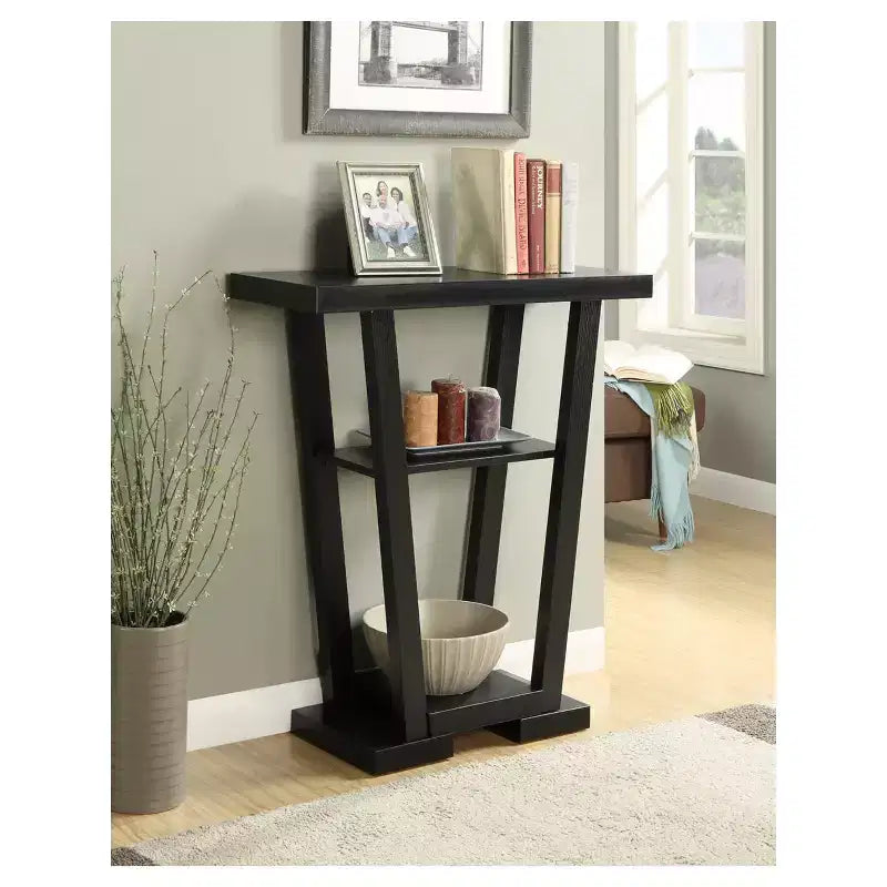 Newport V Console with Shelves - Breighton Home