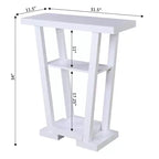 Newport V Console with Shelves - Breighton Home