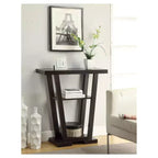 Newport V Console with Shelves - Breighton Home