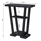 Newport V Console with Shelves - Breighton Home