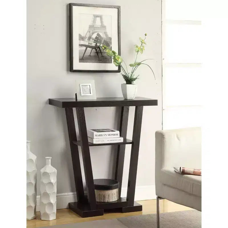 Newport V Console with Shelves - Breighton Home